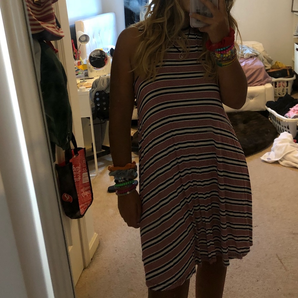American Eagle soft & sexy striped dress